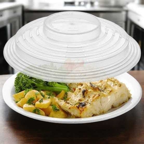 Tampa de Micro-ondas Transparente 26cm – Protetora, Resistente e Prática
