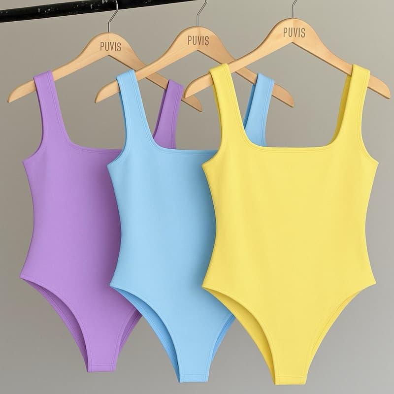 kit 3 Body Alca Grossa Suplex Pawer Moda Verao Tendência Mulher Roupa