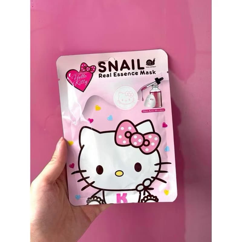 Kit de 10 Máscara hidratante facial de personagem e com sabor máscara para cuidado de plantas