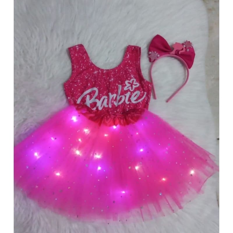 kit festa fantasia infantil com led 3 peças