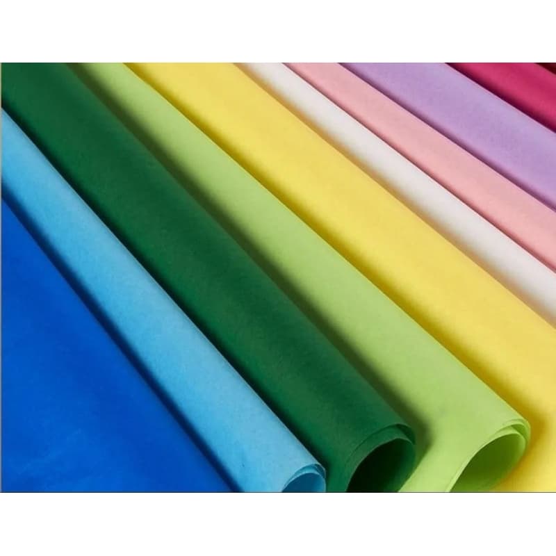 Papel de Seda 100 Unidades, ATENTE -SE AO TAMANHO DO PAPEL- 17.5 x 25 cm -Embalagem roupa,doces rococó, pipas embrulho