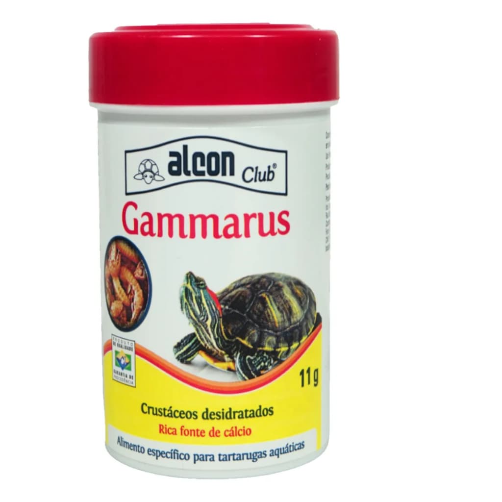 Ração Alcon Gammarus Para Tartarugas Aquáticas Pote 11g