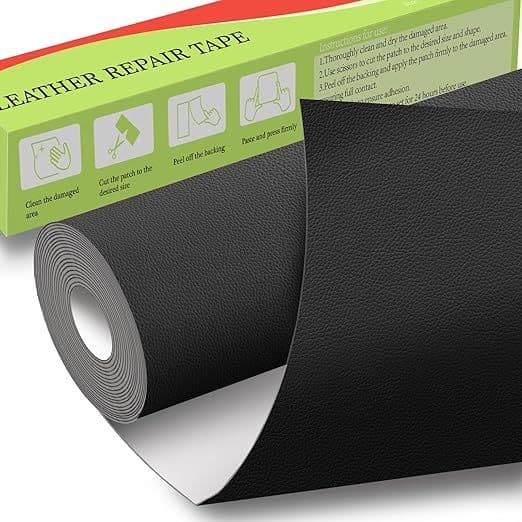 50cmx140cm Branco Adesivo Auto-Adesivo de Tecido de Couro Sofá de Reparo de Sofá de Couro