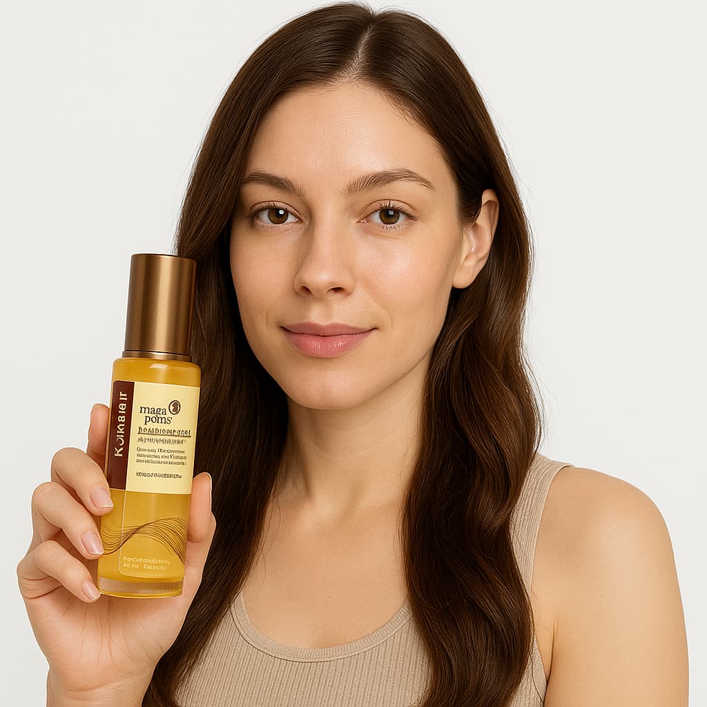 Óleo Karseell Maca Essence 50ml – Efeito Gloss, Nutrição Profunda e Proteção Térmica 230°C | Brilho e Controle do Frizz