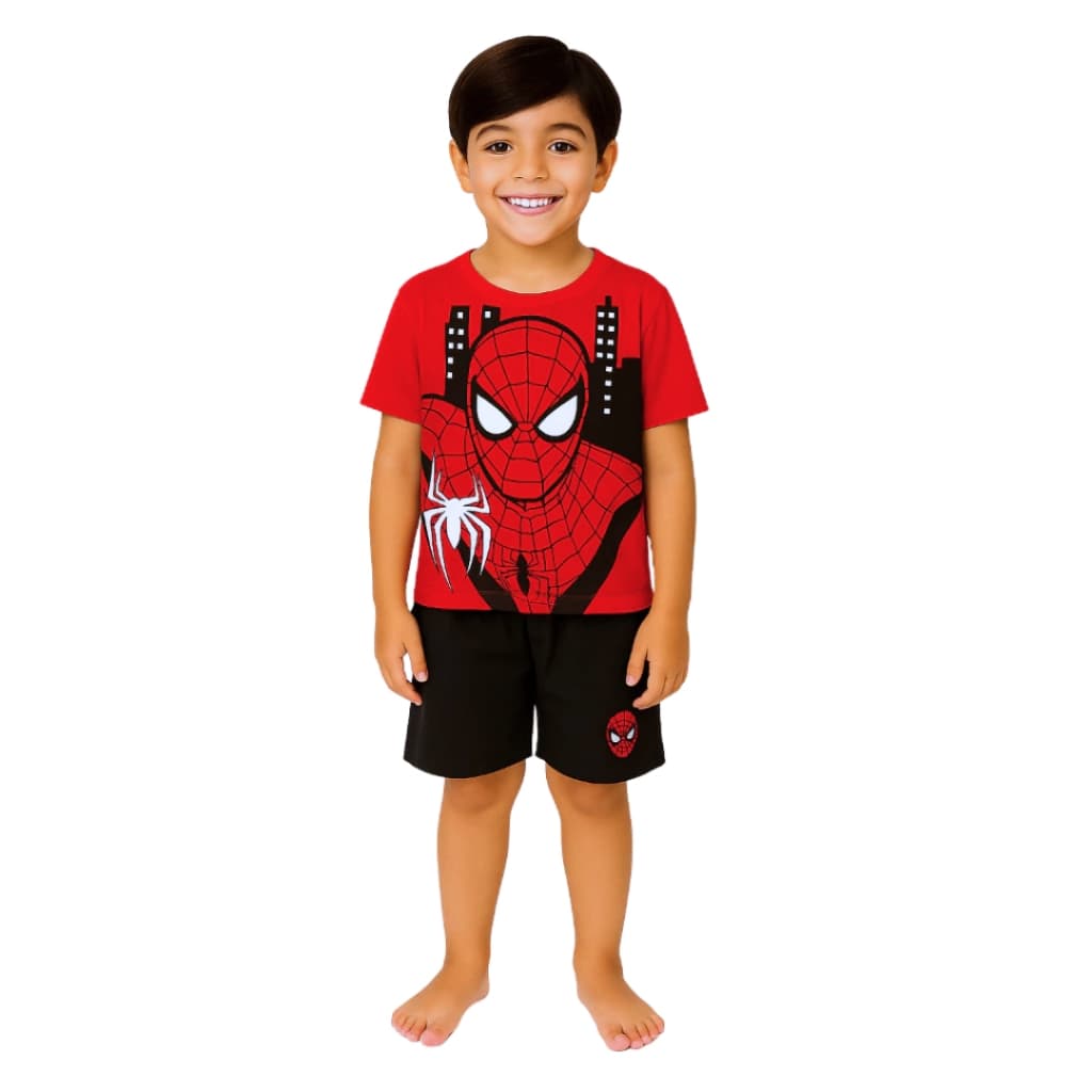 Conjunto Infantil menino homem aranha