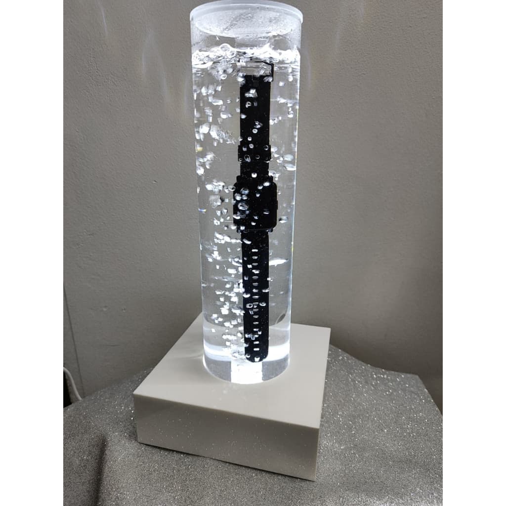 Expositor Tubo cilindrico ou retangular para relógio smartwatch aprova de agua