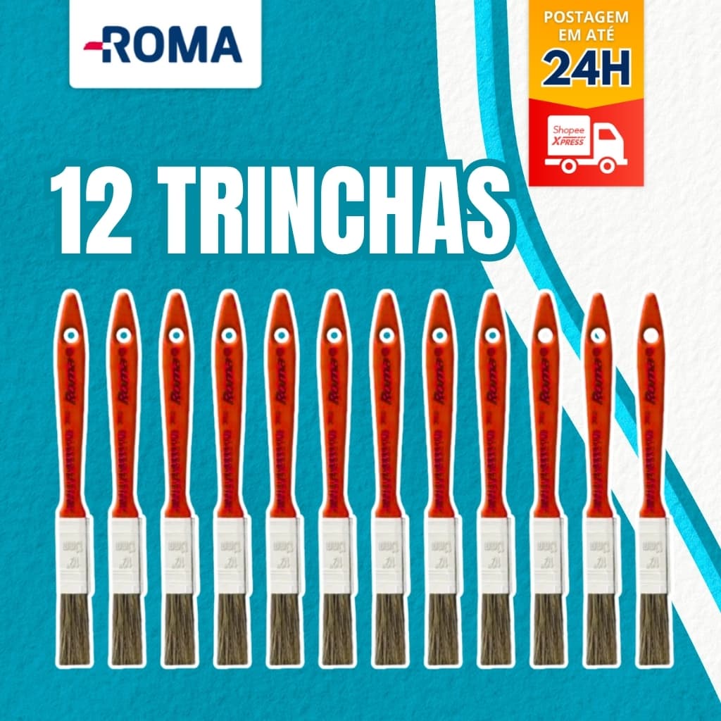 PINCEL TRINCHA 302 1/2 KIT C/12