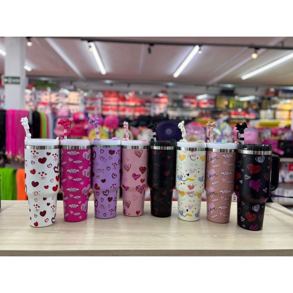 Copo Termico Com Laçinho no Canudo SOMENTE 1200ML