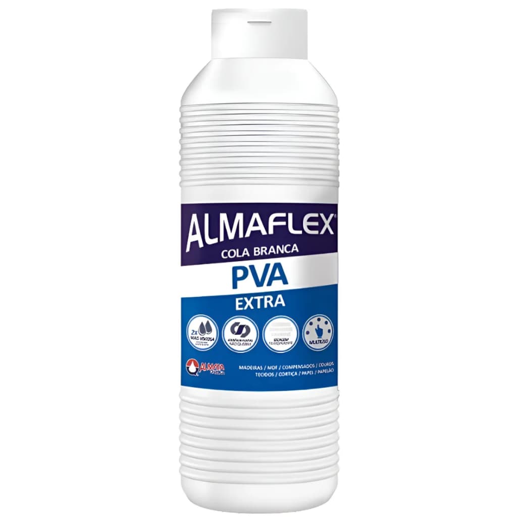 Cola Branca Base D'água Pva 813 Extra Profissional 1kg Branco