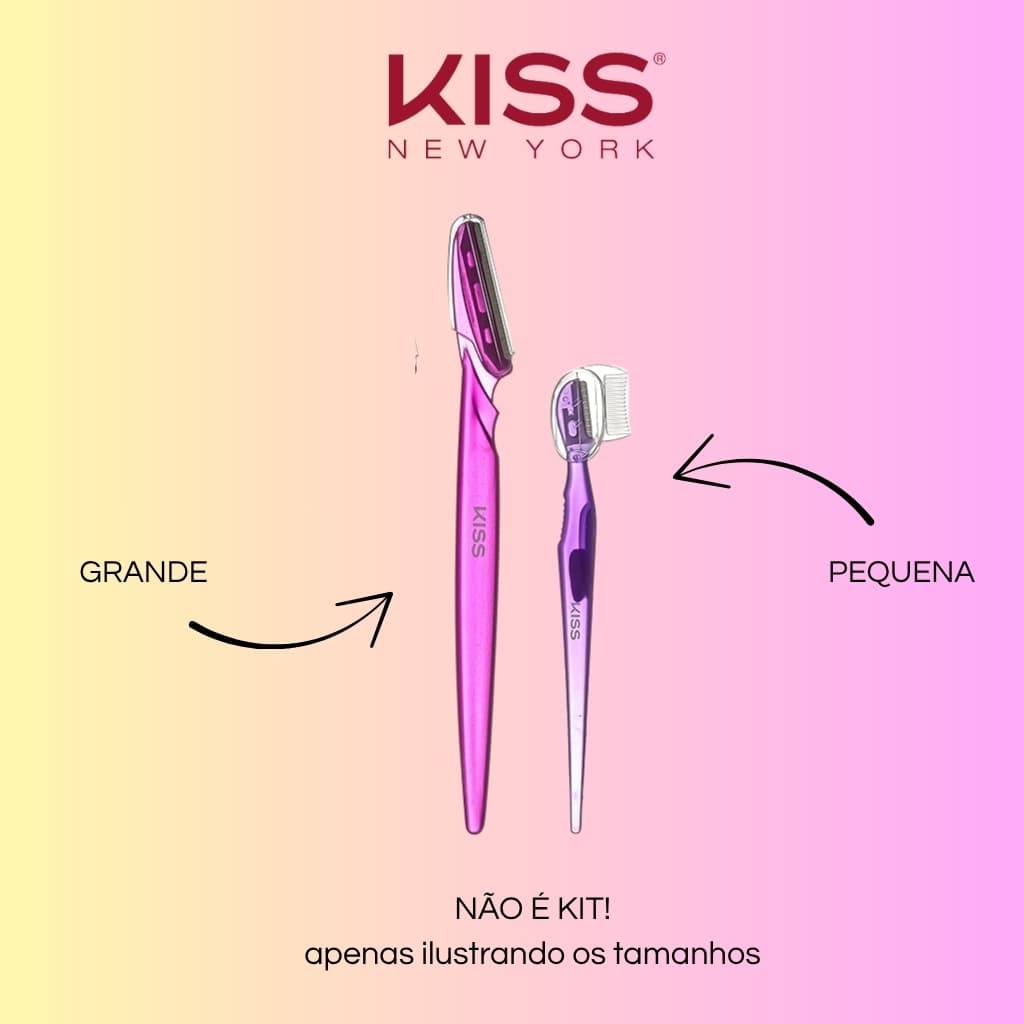 Navalha de Precisão Kiss New York – 1 Unidade (Curta ou Longa)