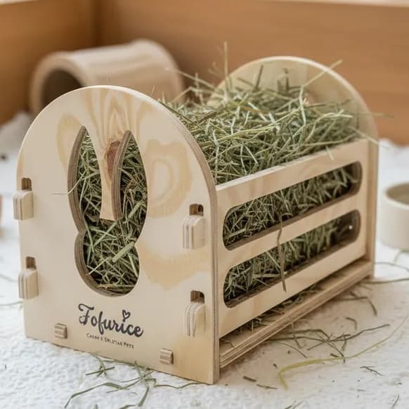 Porta Feno Comedouro Grande Para Coelho Porquinho da índia e Outros Roedores