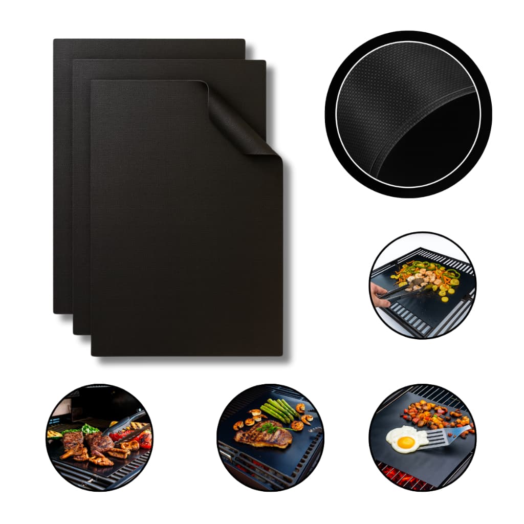 Mantas de Churrasco Teflon Grill para Cozinha Grelha Chapa