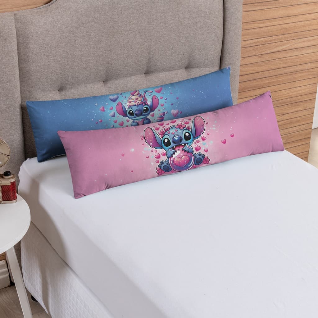 Kit 02 Travesseiro Corpo Xuxinho Macio 0,85cm x 0,25cm Confortável Modernos