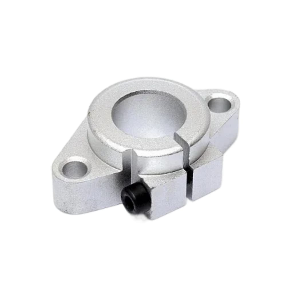 Suporte SHF Para Eixo Linear Inox Ou Retificado 8mm, 10mm, 12mm, 16mm, 20mm e 25mm Mancal para Router CNC Impressora 3D