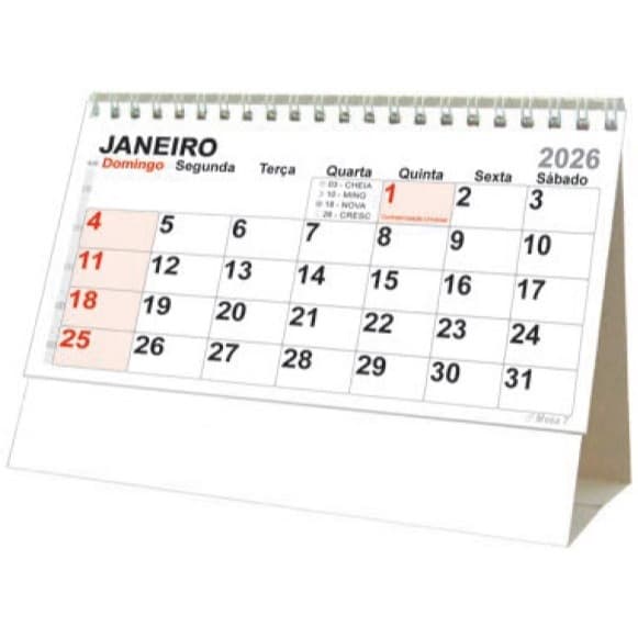 Calendario Mesa 18,5x13cm Wire-o