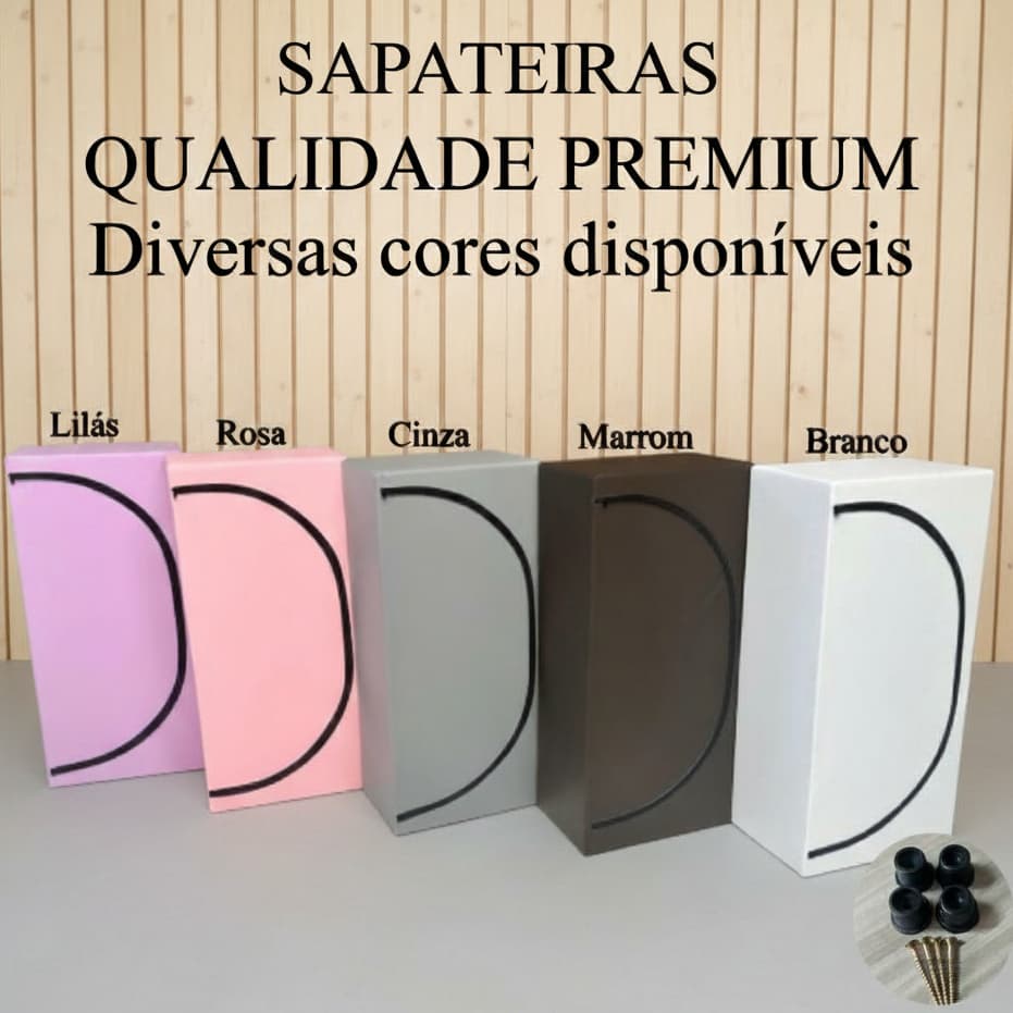 Sapateira Infantil / Adulto Corino Ziper, Envio em 24 Hs 4 Prateleiras | Organizador Sapatos Durável