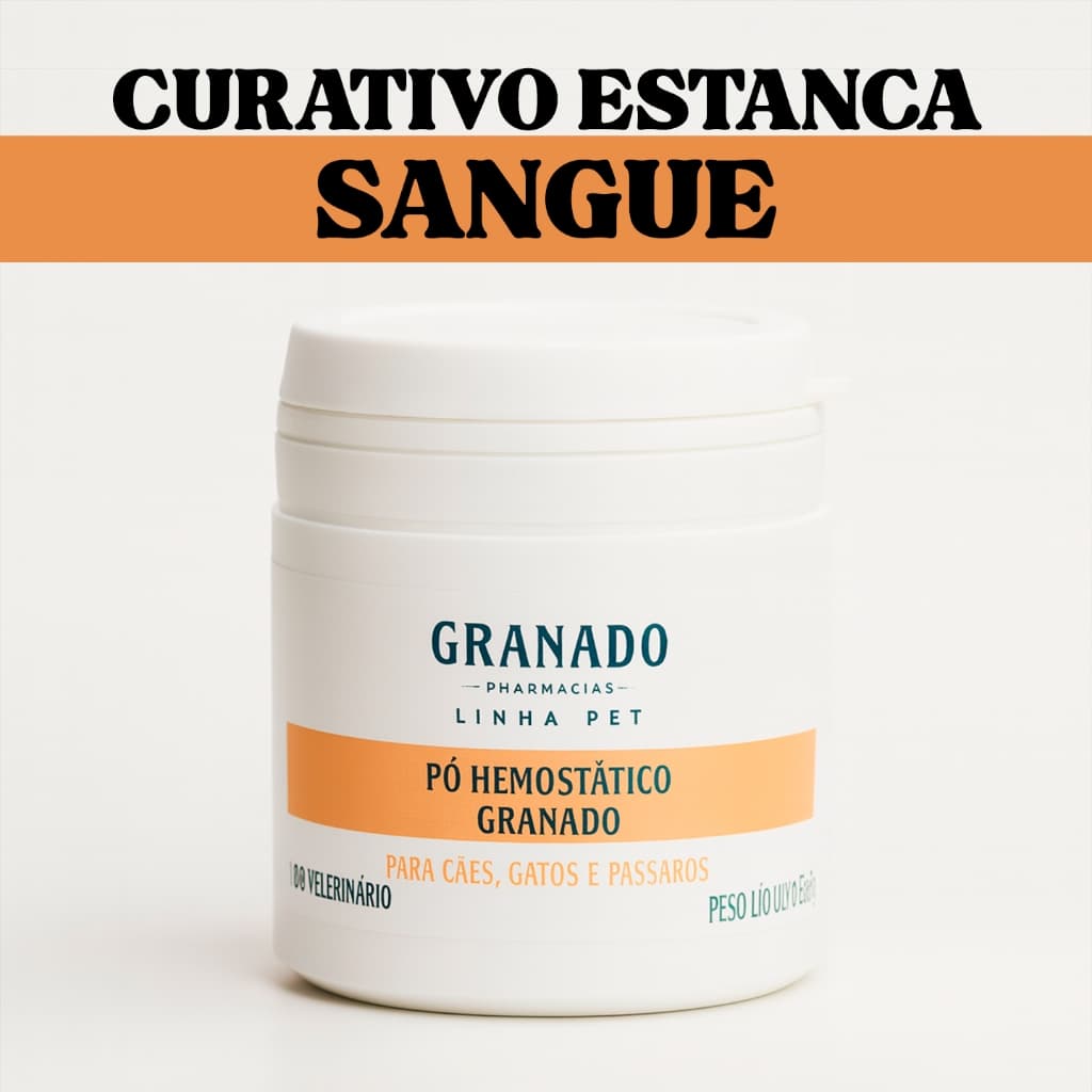 Estanca Sangue Curativo Para Unhas do Cachorro Banho e Tosa