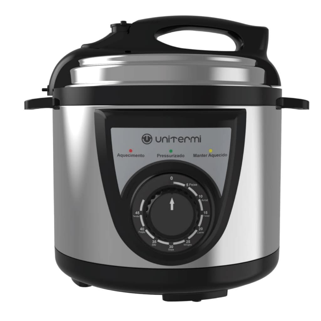 Panela De Pressão Elétrica Unitermi 4 Litros Multifuncional 220 Volts