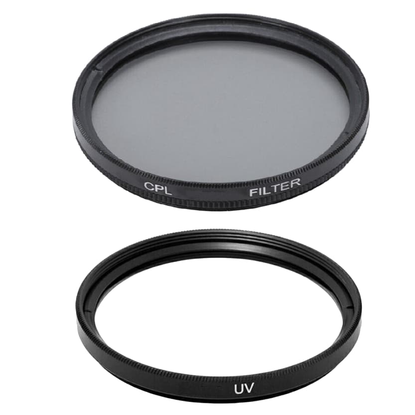 Kit Polarizador Cpl + Uv 37mm 43mm 49mm 52mm 55mm 58mm 62mm 67mm 72mm 77mm 82mm novo