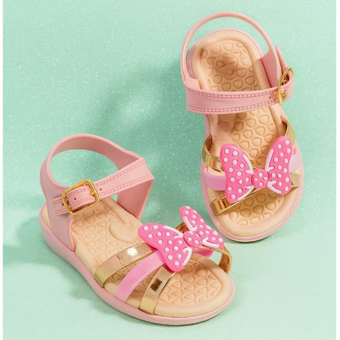 Sandália Infantil  De Lancinho Para Meninas Novidade