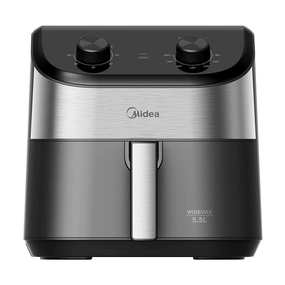 Fritadeira Air Fryer 5,5l Widemax Com Interior De Alumínio 1900w Midea - 220V