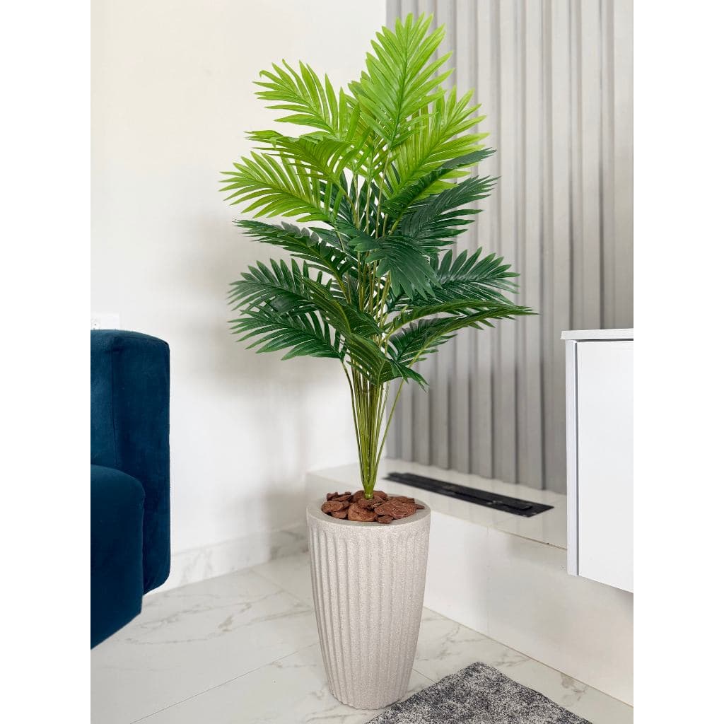 Planta Artificial Palmeira com Vaso Polietileno Cone Romano