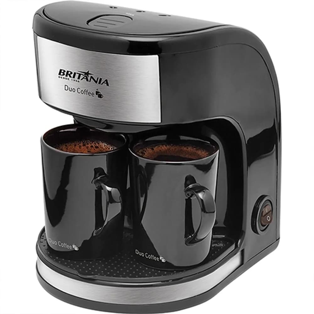 Cafeteira Duo Coffee 450w 2 Bicos Britânia 127v Cor Preto