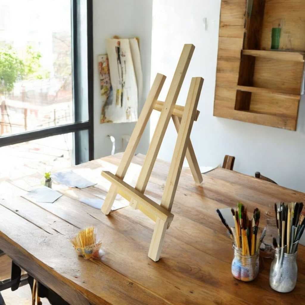 Cavalete Mini Madeira Pinus Suporte Quadro, Decoração, Tela, Pintura