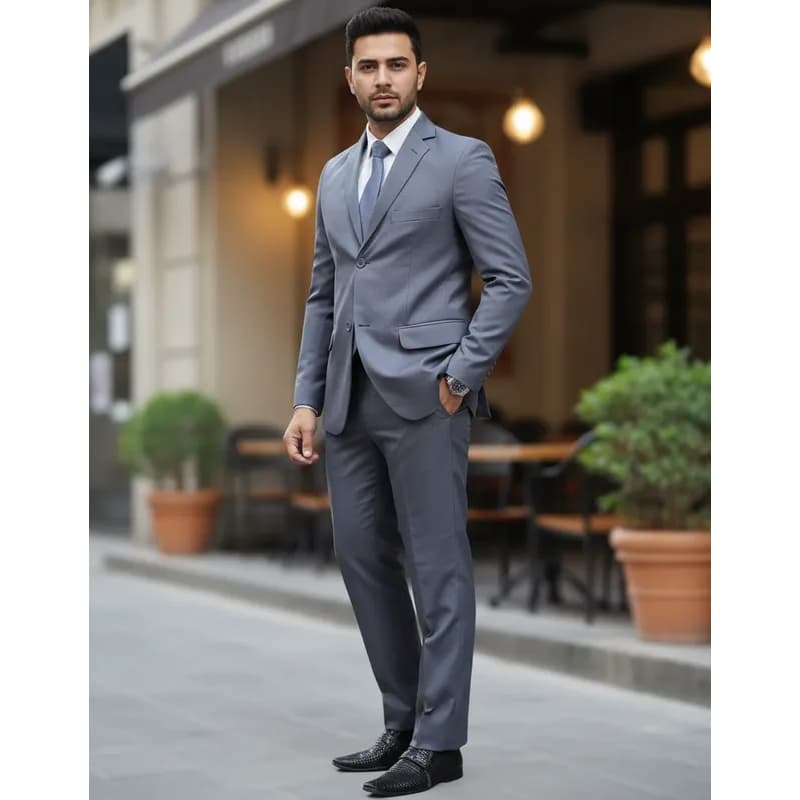 Terno Italiano Masculino - Kit Paletó + Calça Slim