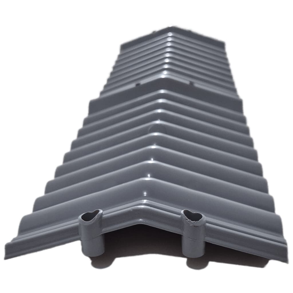 Telha Capa de Muro Plástica Kit 03und Proteção com estilo - Acabamento Moderno e Resistente