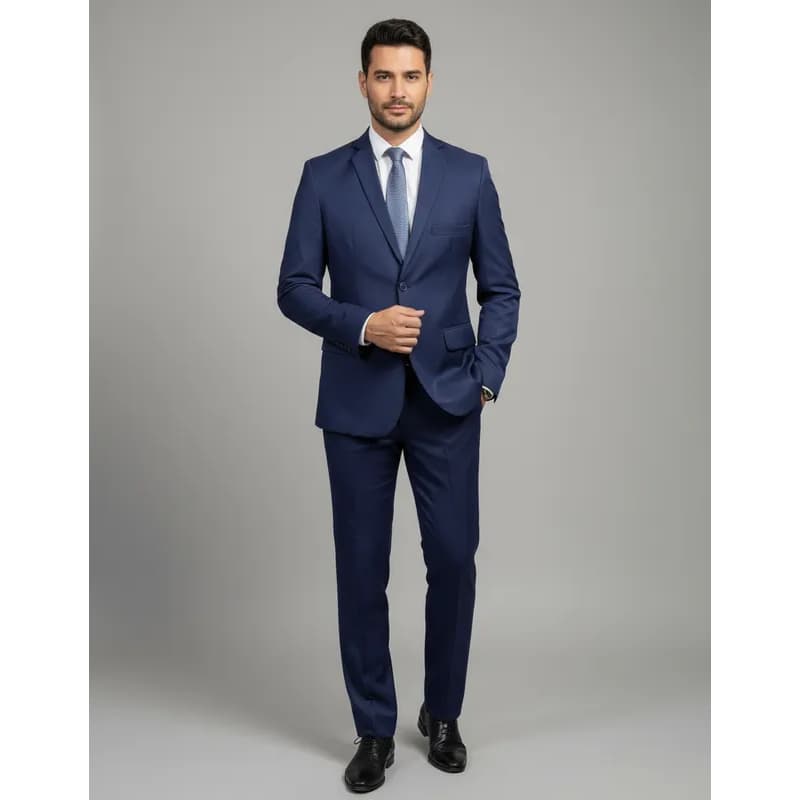 Terno Executivo Masculino - Kit Paletó + Calça Slim - Corte Italiano