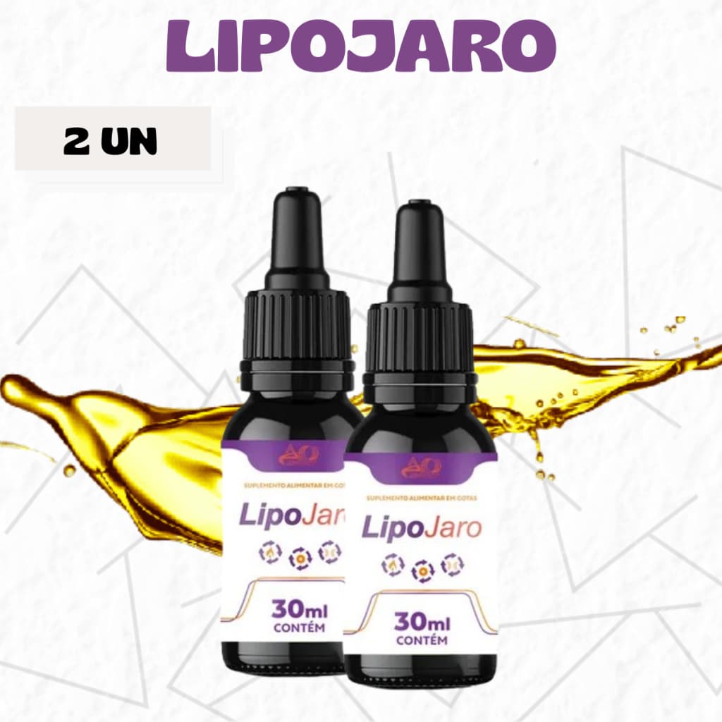MEGA DESCONTO 2 FRASCOS LIPOJARO EFICAZ