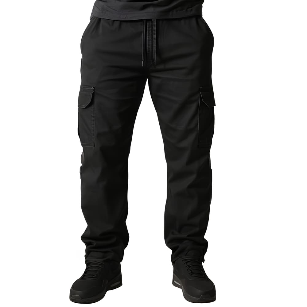 Calça Cargo Bolso Na Lateral Resistente Para Trabalho Pesado