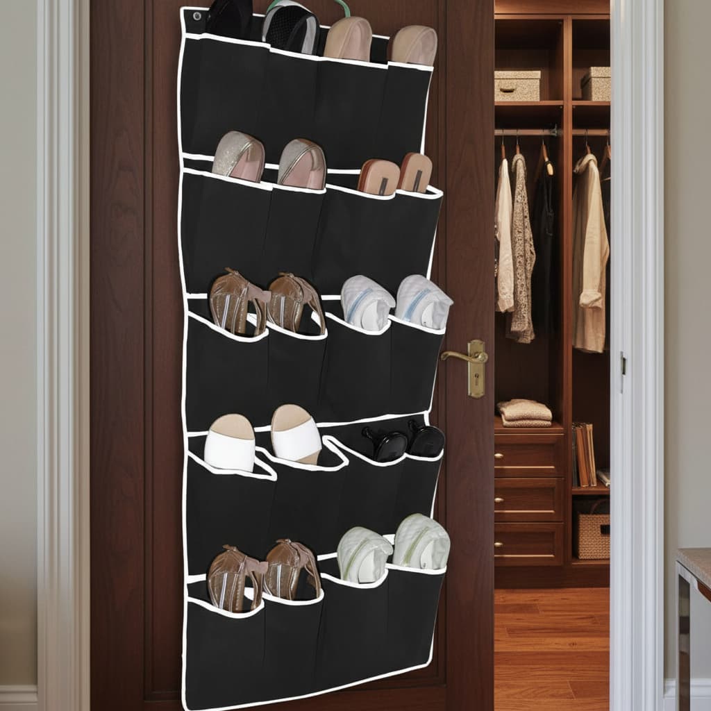 Sapateira de Porta Parede Organizadora 10 Pares de Calçados Sapatos Tênis TNT Resistente
