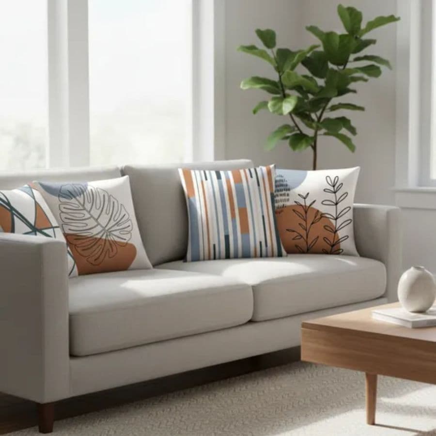 Kit 04 Almofada Cheias Decorativa Estampa Modern Print Luxo