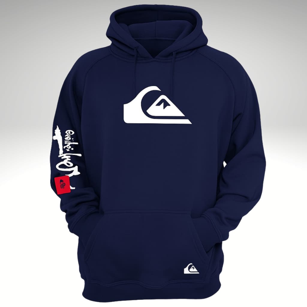 Moletom com Capuz Quiksilver  - Perfeito para o Inverno e o Dia a Dia