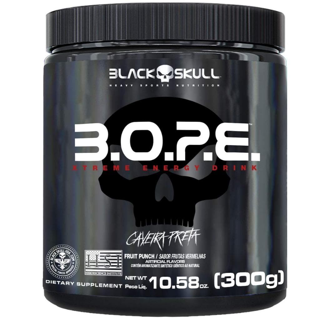 Pre Treino BOPE 300g - Black Skull