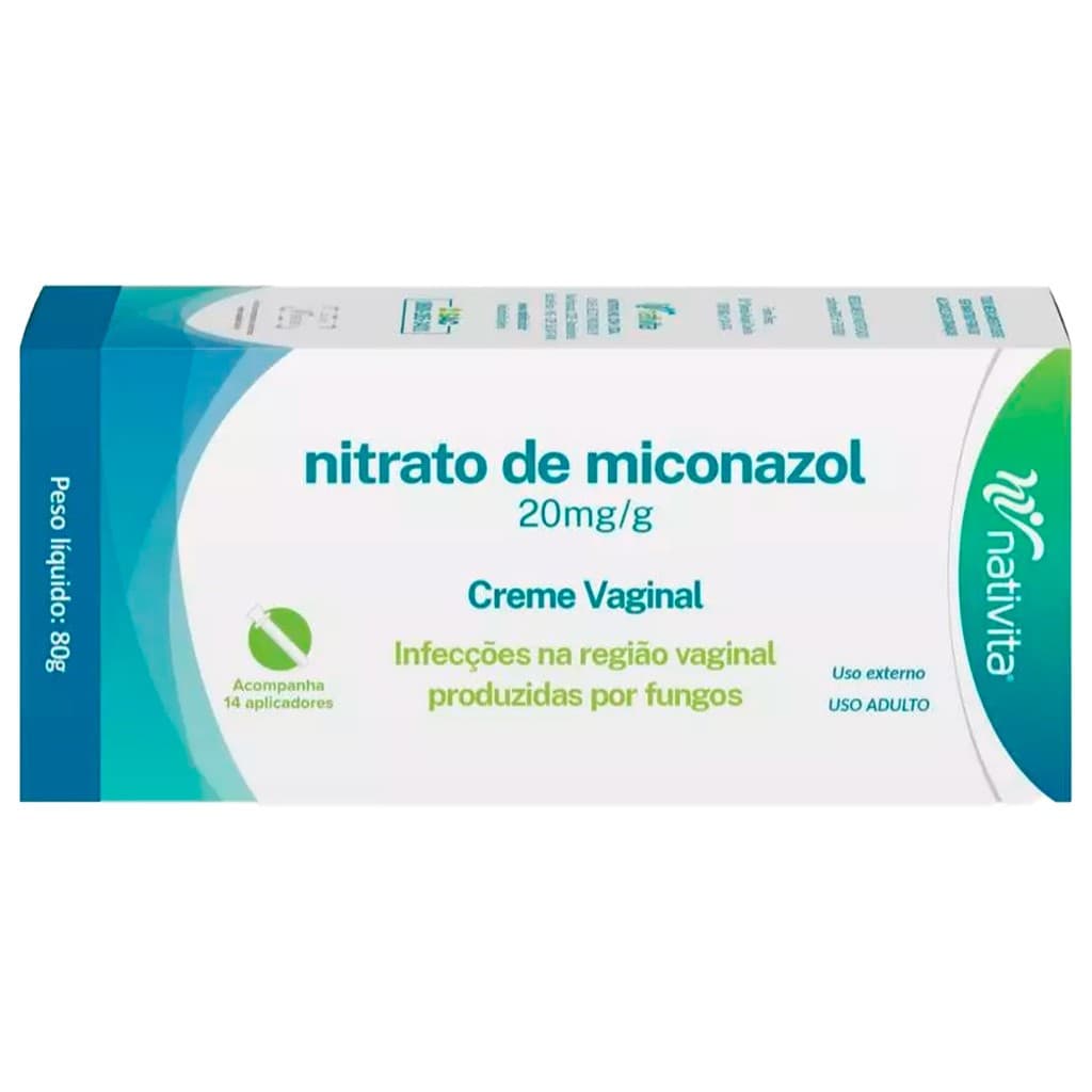 CREME VAGINAL 14 APLICADORES (MICONAZOL) ENVIO IMEDIATO