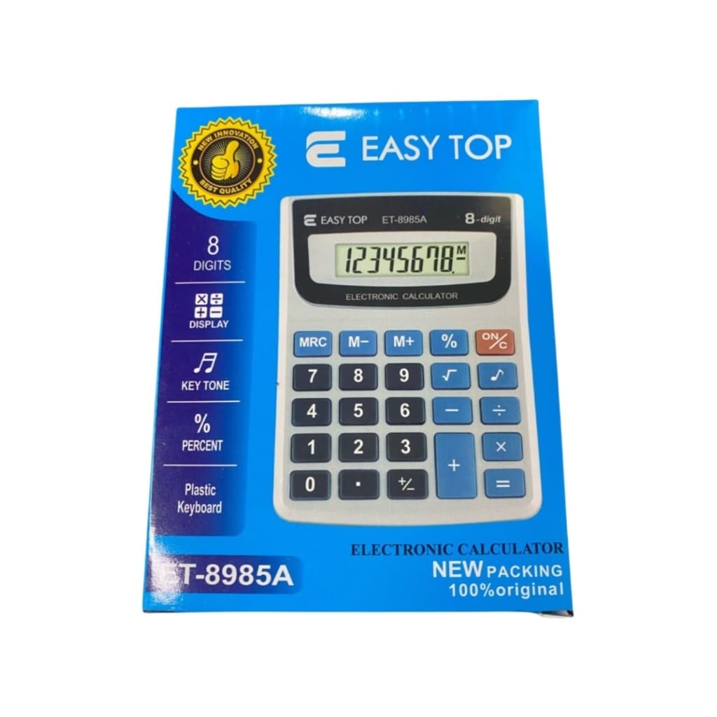 Calculadora Atacado Mesa 8 Digito C Bateria Escritório Top