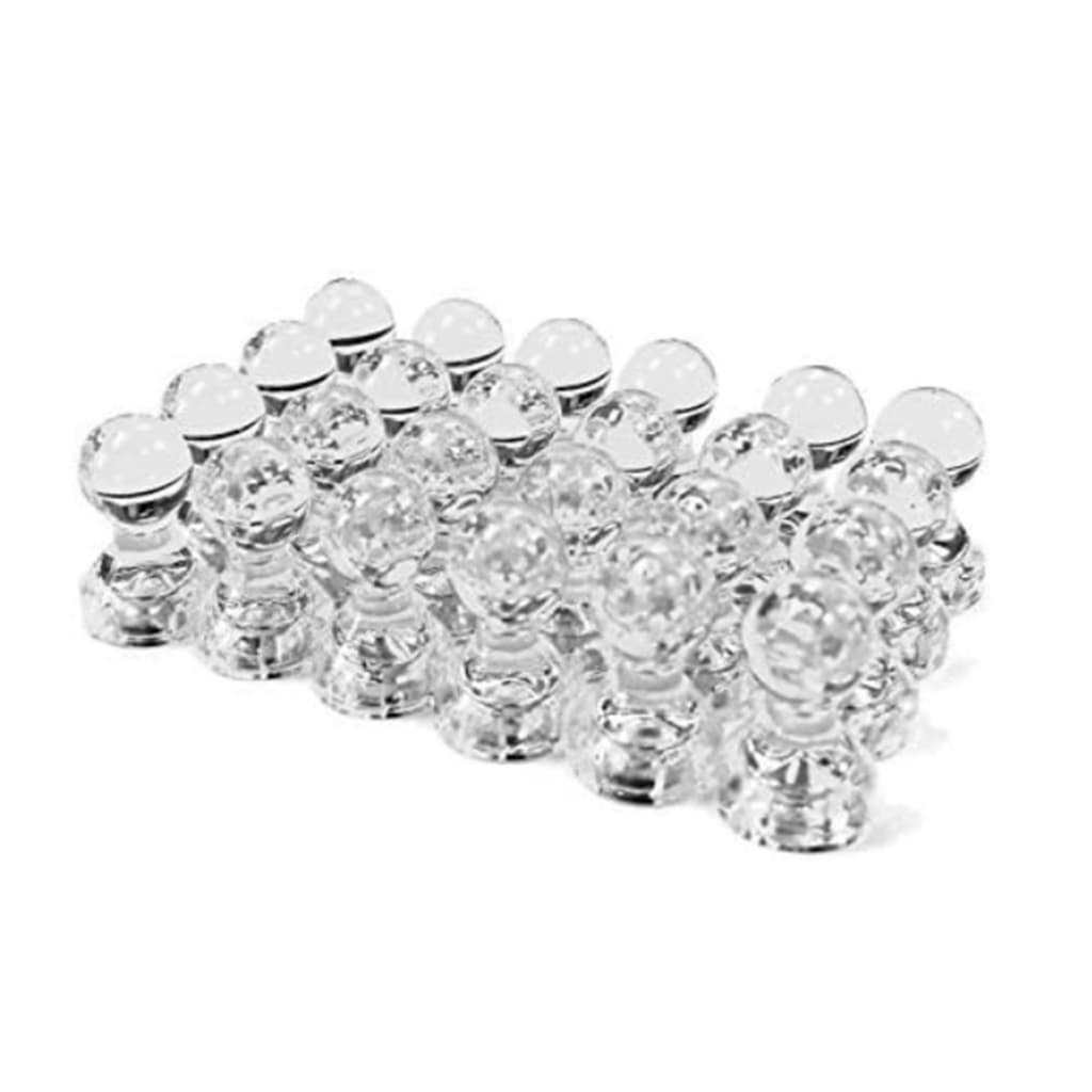 Kit 80 Pinos Ímãs Fortes Para Quadros Brancos De Geladeira