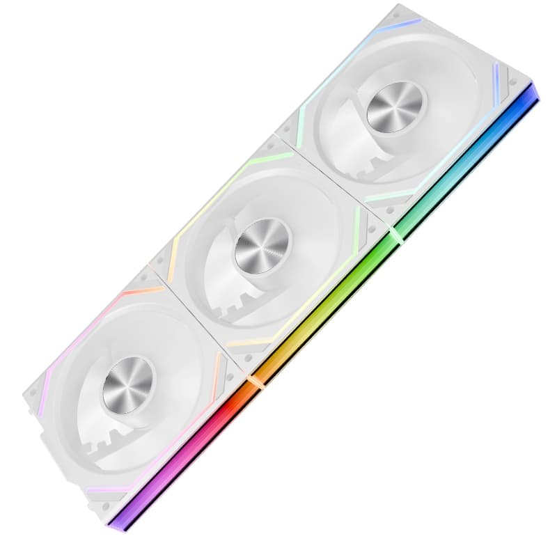 Teucer JM-5 Ventoinha de Bloco para PC 12cm - ARGB Sincronizado + Efeito Prisma + RPM 800-2000