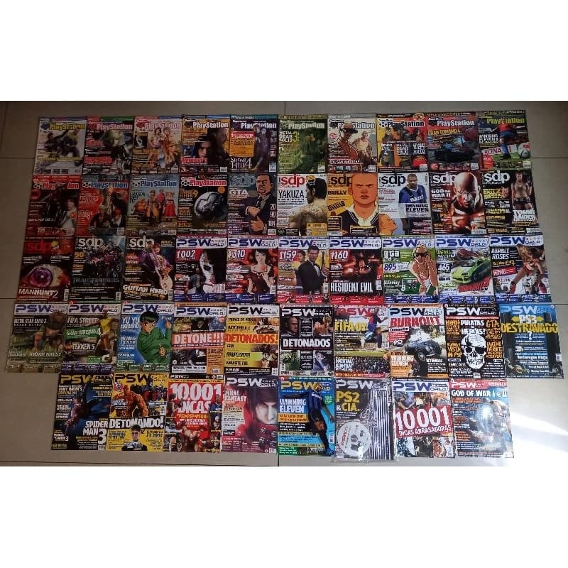 Revistas Super Dicas Playstation e PSWorld