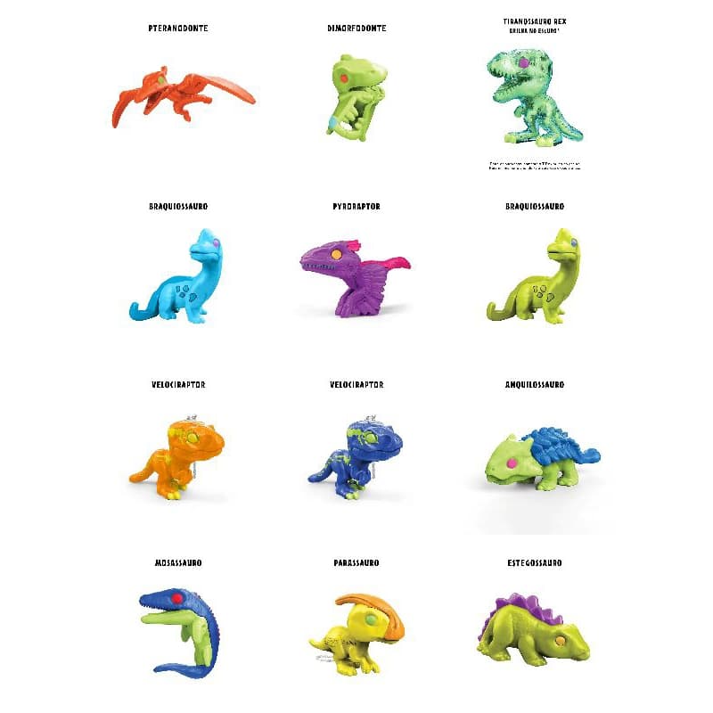COMPLETE SUA COLECAO KINDER JOY JURASSIC WORLD NACIONAL