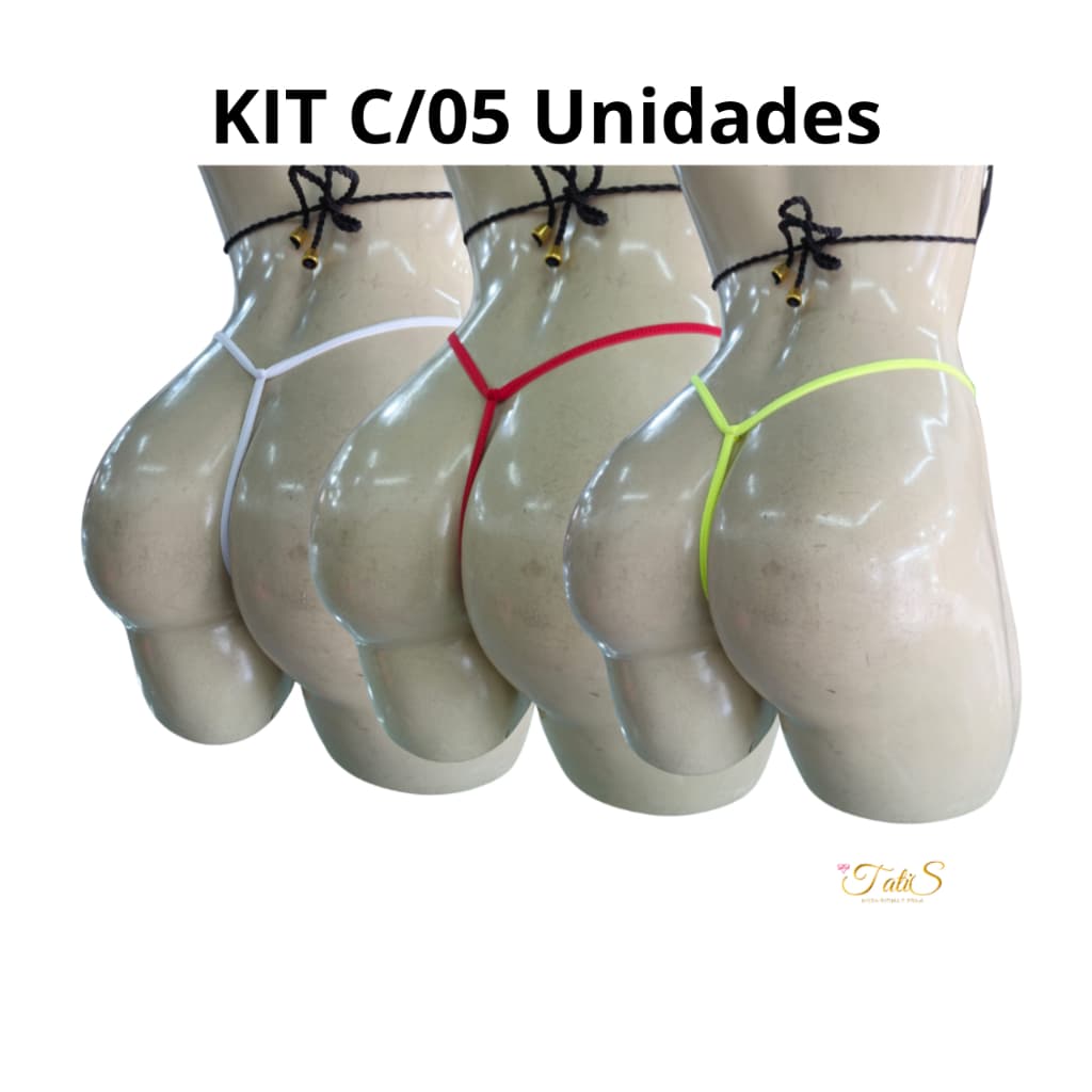 Kit até 05 Calcinha Fio Dental Recupera Casamento