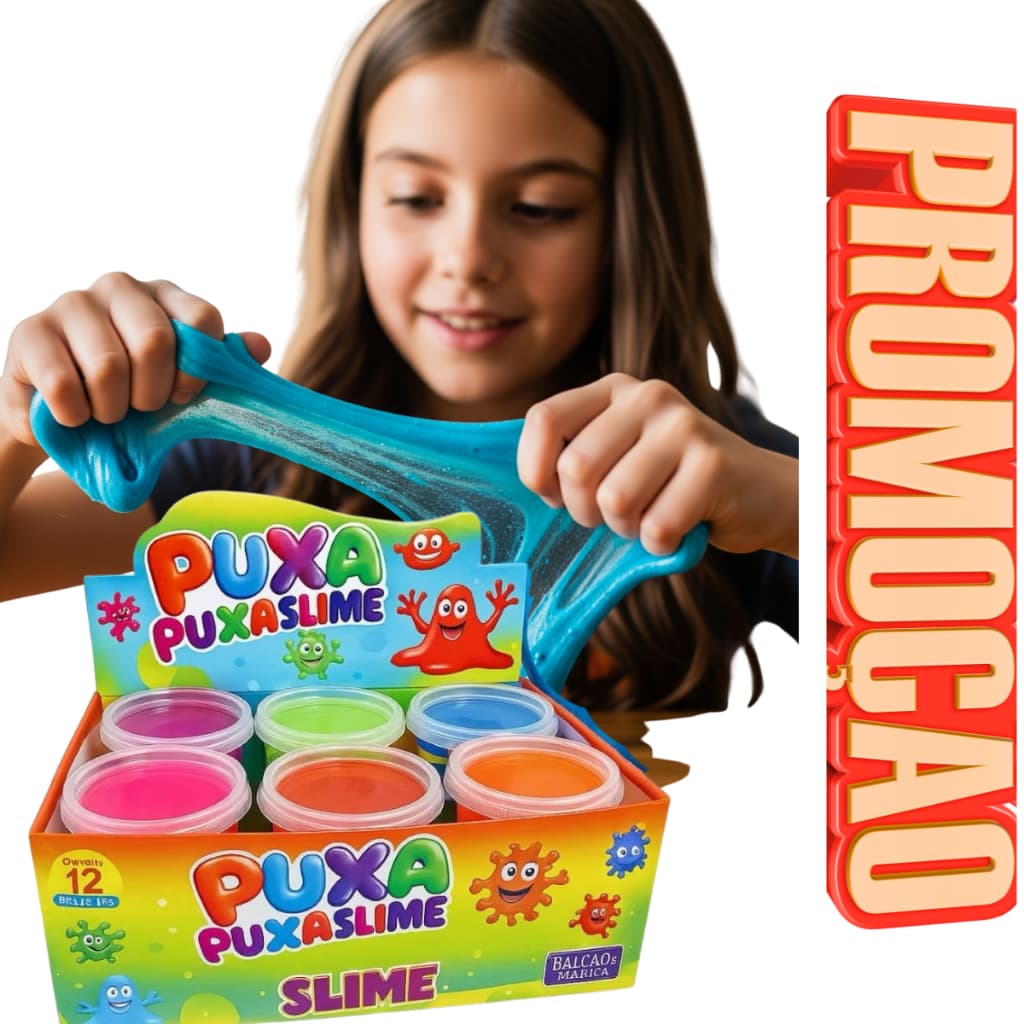 SLIME 24 OU 36 POTES 125G - diversão, lembrança, VALOR ATACADO