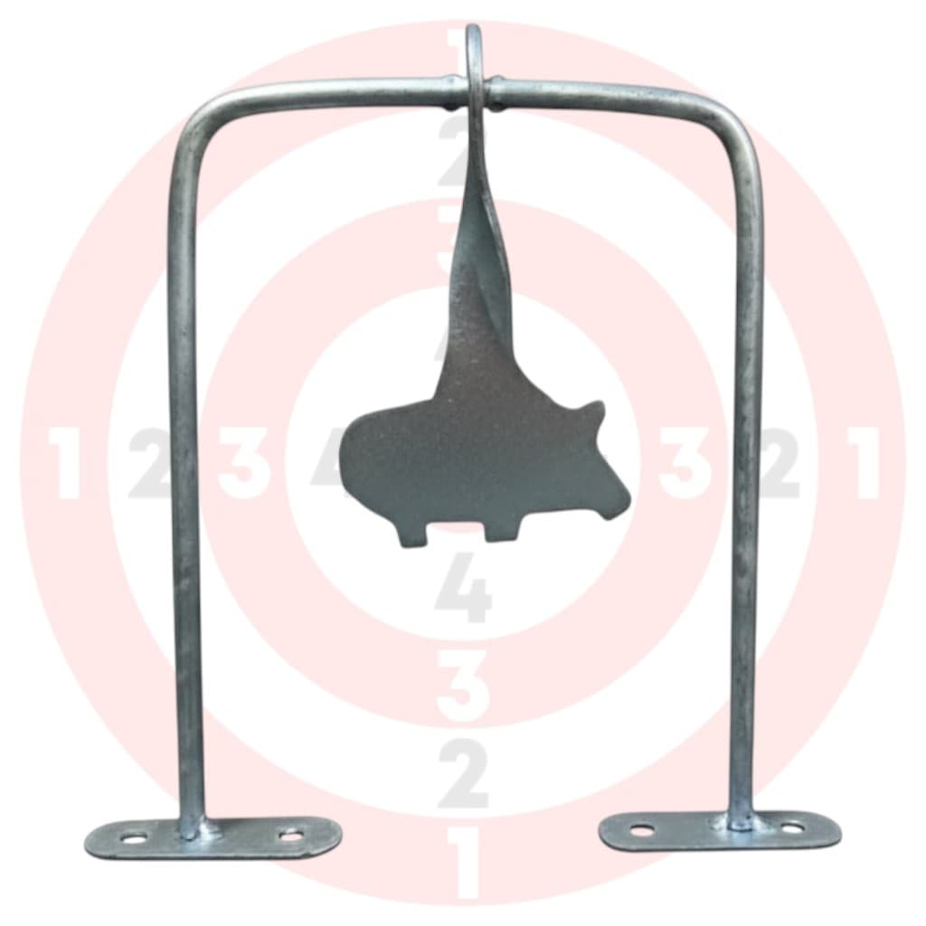 Alvo Metal Javali Pendulo Giratório Para Carabina de Pressão Pistola Co2 Airsoft Airgun Tiro Esportivo