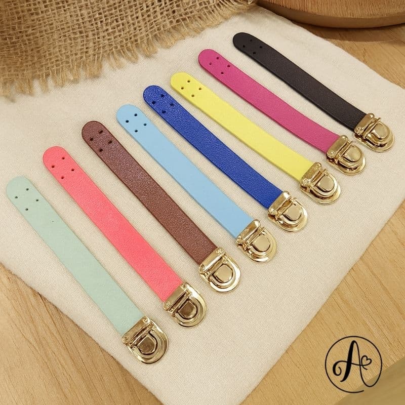 Lapela de Fecho em Couro Montana-(Coleção Verão)