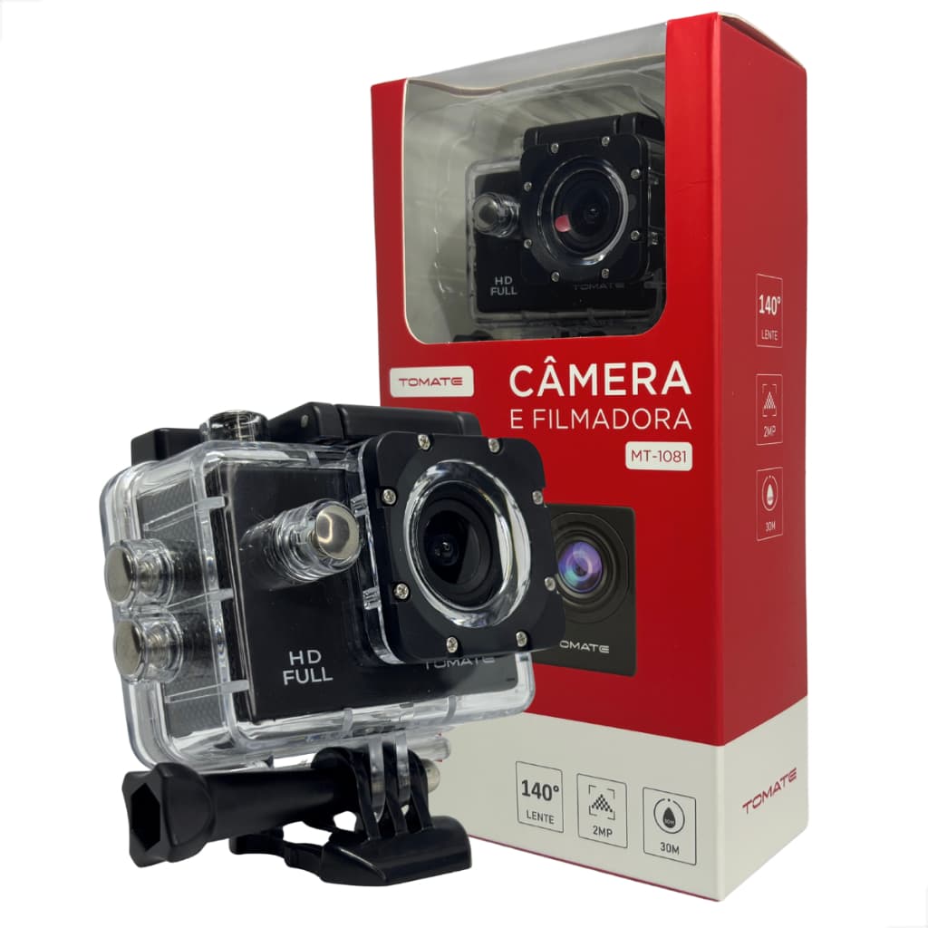 Câmera Ação Esportiva Moto Bike Hd 1080p Prova Dágua 30m