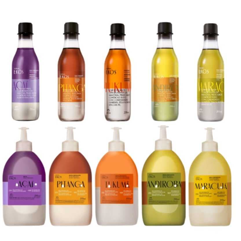 Óleo Trifásico e Bifasico Natura Ekos Fragrâncias(Maracujá,Pitanga,Açaí,Tukumã,Pitanga,Andiroba)