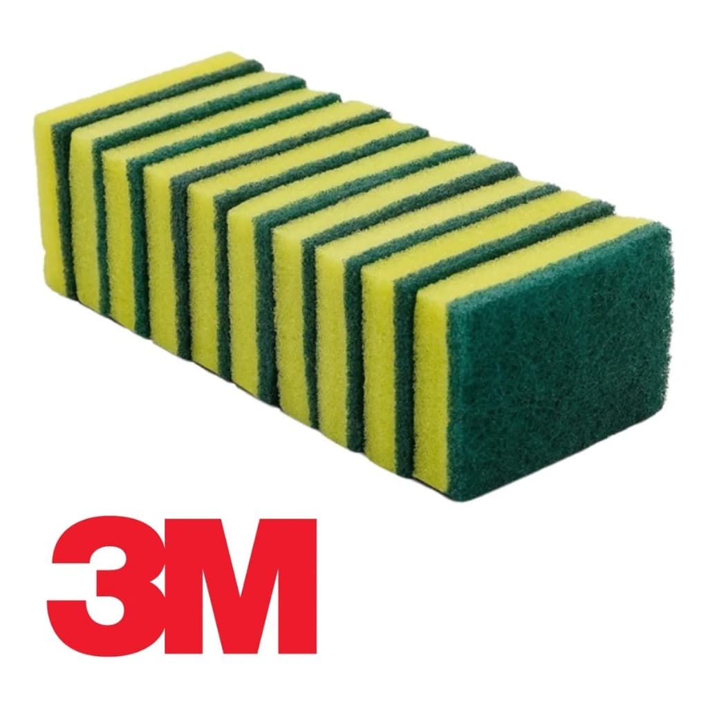 Esponja Multiuso Dupla Face Tinindo da 3M Pct C/10 Unidades